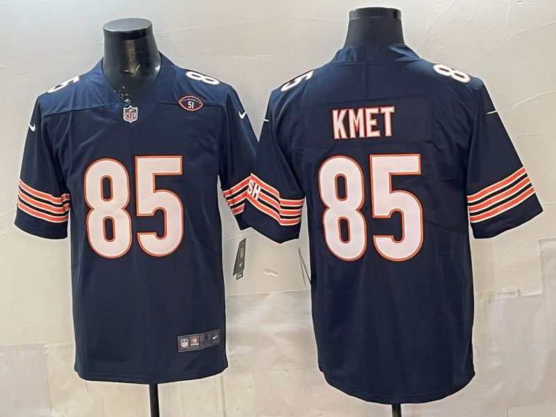 Men 2026 Chicago Bears #85 Kmet blue 2th generation Nike Limited NFL Jersey style 002